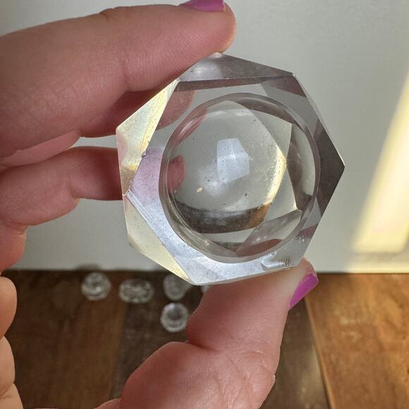 Antique Vintage Lot 8 Pressed Blown Glass Decorative Ornate‎ Salt Cellar Bundle - Picture 3 of 16